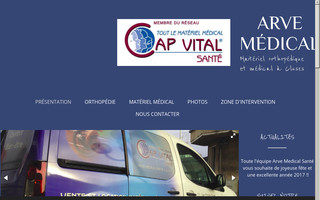 materiel-medical-arve-74.fr website preview