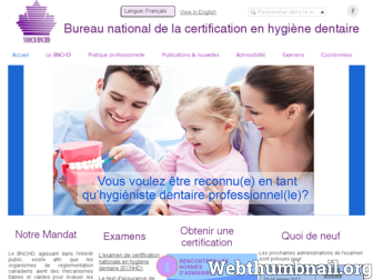 ndhcbfr.ca website preview