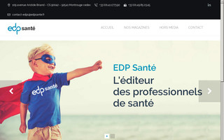 edpsante.fr website preview