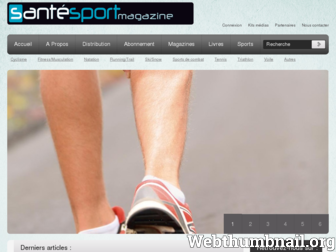 santesportmagazine.com website preview