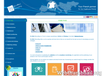 glorimed.fr website preview