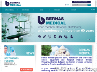 bernas-medical.com website preview