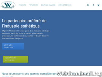 wigmoremedical.fr website preview