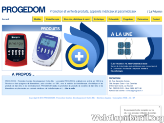 progedom.fr website preview