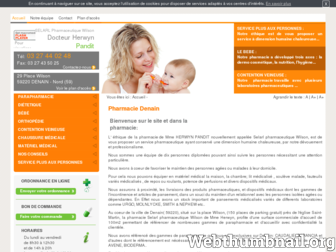 pharmacie-herwyn.com website preview