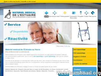 materiel-medical-estuaire.com website preview