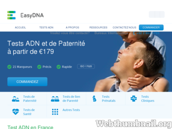 easydna.fr website preview