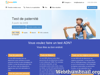 testpaternite.ca website preview