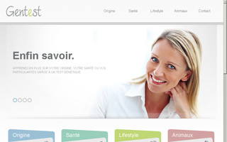 gentest.fr website preview