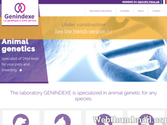 genindexe.com website preview