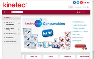 kinetec.fr website preview