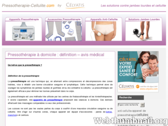 pressotherapie-cellulite.com website preview