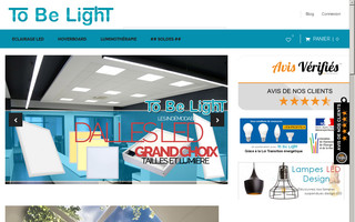 tobelight.fr website preview