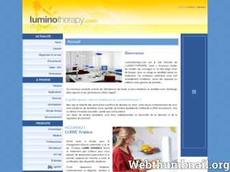 luminotherapie.fr website preview