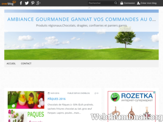 ambiance-gourmande.over-blog.com website preview