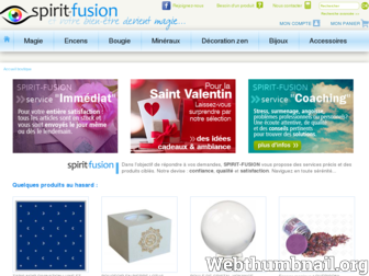 spiritfusion.fr website preview