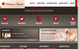ambiance-beaute-institut.fr website preview