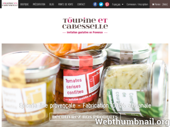 toupine-cabesselle.com website preview