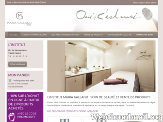 institut-mariagalland.fr website preview