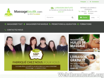 massageboutik.com website preview