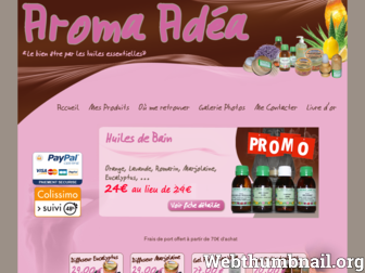 aroma-adea.com website preview