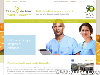 cliniquelafontaine.com website preview