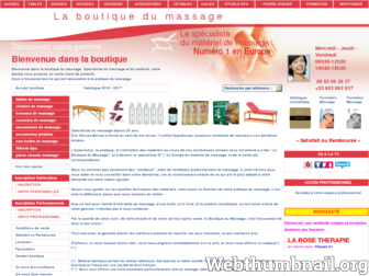 boutique-massage.com website preview