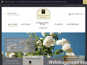 essences-naturelles-corses.fr website preview