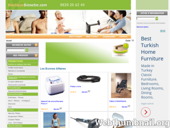 boutiquebienetre.com website preview