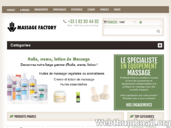 massagefactory.eu website preview