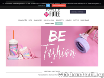 beaute-futee.com website preview