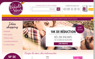 la-beaute-chez-vous.fr website preview