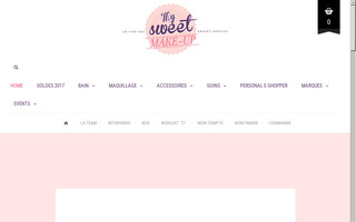 mysweetmakeup.fr website preview