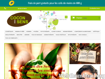cocon-des-sens.com website preview