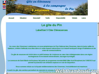 cevennes-location-vacances.com website preview