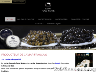 caviar-perle-noire.com website preview
