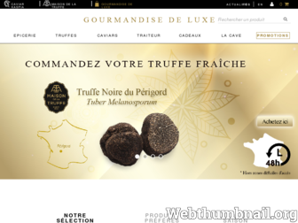 gourmandisedeluxe.com website preview