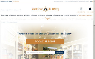 boutiques.comtessedubarry.com website preview