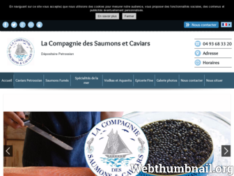 saumonetcaviar.com website preview