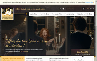 lefoiegras.fr website preview