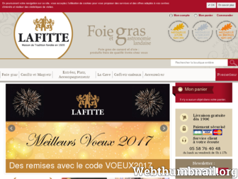 lafitte.fr website preview