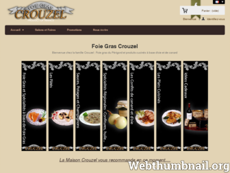 crouzel.com website preview