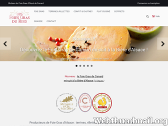 foies-gras-du-ried.fr website preview