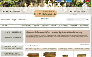 foie-gras-martegoute.com website preview