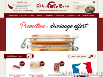 albyfoiegras.com website preview