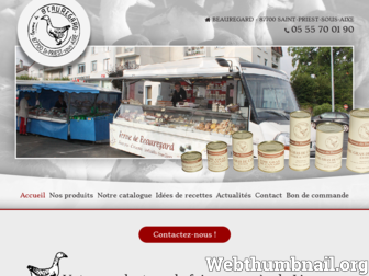 foie-gras-fermedebeauregard.com website preview