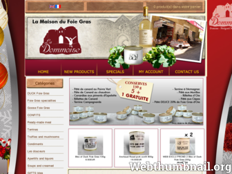 lamaisondu-foie-gras.com website preview