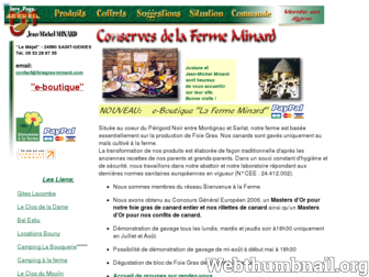 foiegras-minard.com website preview