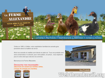 ferme-allexandre.com website preview