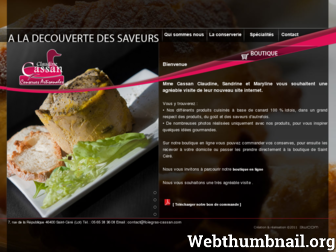 foiegras-cassan.com website preview